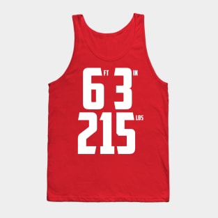 6'3" 215 / Trump Fighting Weight Tank Top